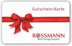 Gutscheinkarte der Drogeriemarkt-Kette Rossmann