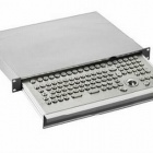Thumbnail-Foto: Ultraflach: Tastaturschublade KVD-102 mit Edelstahltastatur...