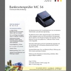 Thumbnail-Foto: NEU: INKiESS Banknoten-Prüfgerät MC 56
