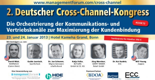 Cross Channel Kongress: Diese Unternehmen sind schon dabei...