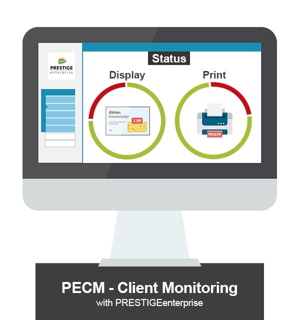 Foto: Client Monitoring mit PRESTIGEenterprise