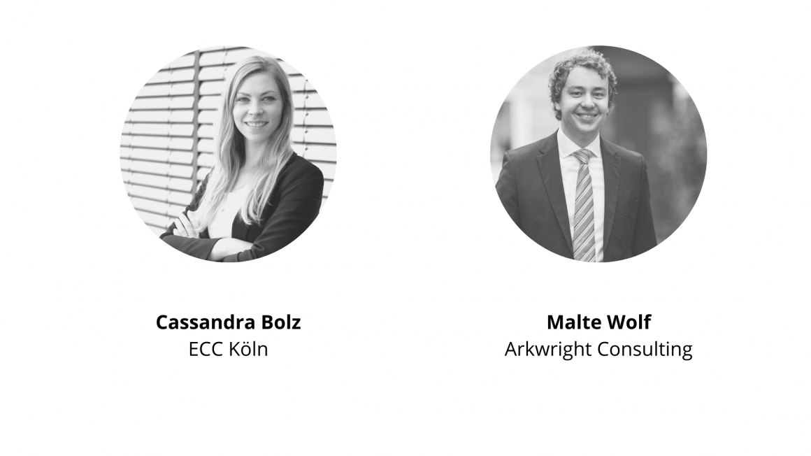 Cassandra Bolz (ECC Köln) und Malte Wolf (Arkwright Consulting) sind die...